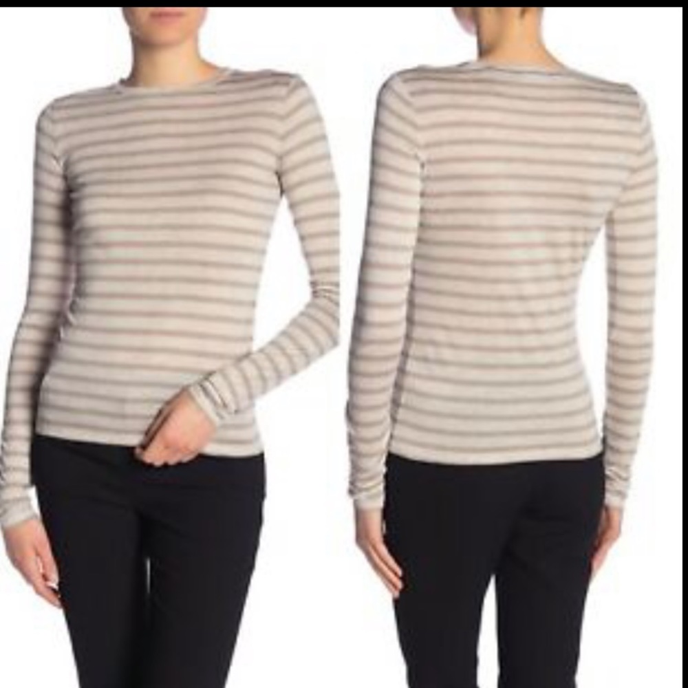Vince Crew Neck Long Sleeve Tee